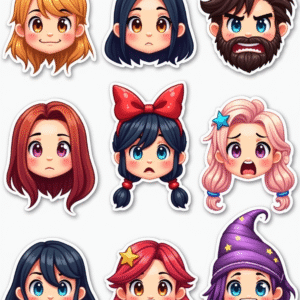 Mood Stickers - Sheet v18